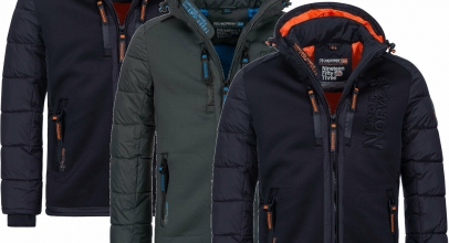 Geographical Norway warme Herren Winter Stepp Jacke SKI Outdoor Designer für 58,90€ inkl. Versand!