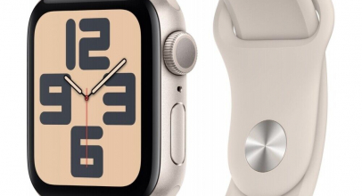 Apple Watch SE 2023 Sportarmband S/M 40mm Alu GPS Smartwatch polarstern für 229,90€ inkl. Versand!