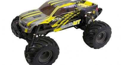 XciteRC one10 Wheelie Monster Truck 2WD RTR Modellauto M1:10 gelb für 121,41€ inkl. Versand!