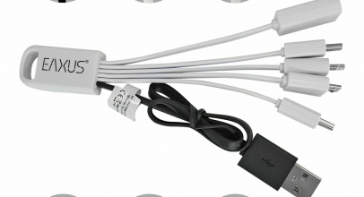 EAXUS® 5-in-1 Multi Mehrfach USB Ladekabel Micro Lightning Stecker iPhone Typ C für 7,99€ inkl. Versand!