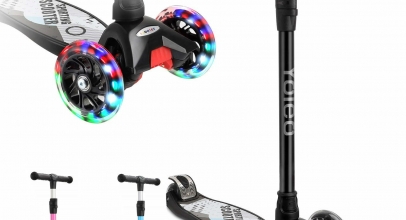 Kinderroller Dreiradscooter Cityroller mit LED Aluminium für 25,45€ inkl. Versand!