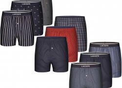 3er Set Authentics LACOSTE Herren Web-Boxershorts für 34,95€ inkl. Versand!