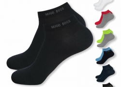 8 Paar HUGO BOSS Herren Sneaker Socken Füßlinge Business Socks für 37,99€ inkl. Versand!