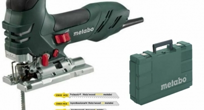 Metabo Pendelhub-Stichsäge STE 140 SET im Koffer + 20tlg. Sägeblatt Set für 149,99€ inkl. Versand!