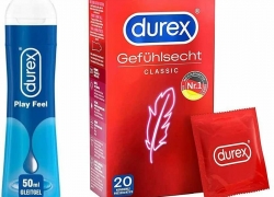 Durex Play Feel Gleitgel 50ml + Durex Gefühlsecht Classic Kondome 22 Stück für 17,49€ inkl. Versand!