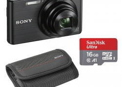 Sony Cyber-shot DSC-W830B mit 16 GB SD Karte und Tasche Bundle für 71,91€ inkl. Versand