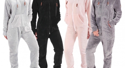 Finchgirl F2001 Damen Jumpsuit Teddy Fleece Einteiler für 34,99€ inkl. Versand!