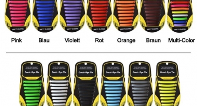 Silikon Schnürsenkel 16 Stück Elastisch Schuhbänder für 3,90€ inkl. Versand