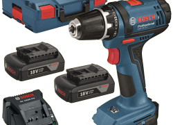 BOSCH Akkuschrauber GSR 18-2 Li 2x Akkus 1,5 Ah + Ladegerät + L-Boxx für 107,99€