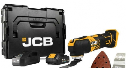 JCB Akku Multifunktionswerkzeug 18V mit 1x 2,0 Ah Akku Ladegerät und L-BOXX für 99,95€ inkl. Versand!