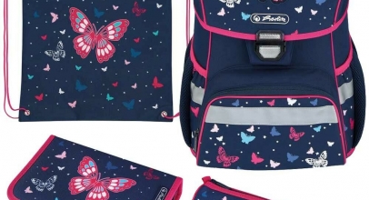 Herlitz 4-teiliges Schulranzen Set Loop Plus Butterfly für 62,05€ inkl. Versand!