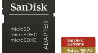 SANDISK Extreme Micro-SDXC Speicherkarte, 64 GB, 160 MB/s, UHS Class 3 für 10,-€ inkl. Versand!