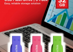 SANDISK Cruzer Blade USB-Stick, Violett, Pink, Grün, 32 GB für 14,-€ inkl. Versand!