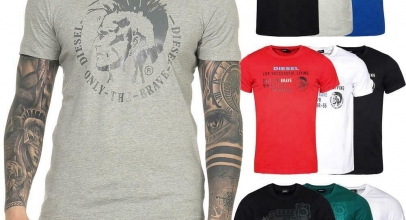 DIESEL Herren T-Shirt Mohawk Slim Tee Rundhals Kurzarm Shirt für 24,99€ inkl. Versand!