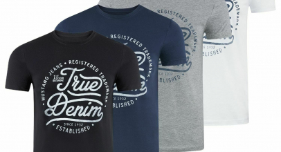 Mustang Herren T-Shirt Print Tee Rundhals für 12,95€ inkl. Versand!