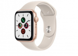 Apple Watch SE 1.Gen GPS 2020 40mm Smartwatch Gold Alu Sportband Beige (Refurbished) für 189,90€ inkl. Versand!