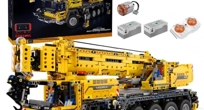 MOULD KING Technic Kran Auto Crane LKW Mobilkran Klemmbausteine RC MOC 13107 für 103,99€ inkl. Versand!