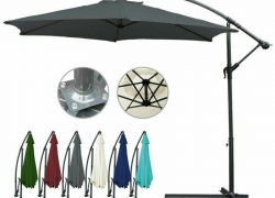 Sonnenschirm LED Solar Ampelschirm Ø300cm Ø350cm Alu ab 51,02€ inkl. Versand!