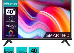 Fernseher Full HD SmartTV 40 Zoll VIDAA Alexabuiltin Hisense 40A4K für 199,99€ inkl. Versand!