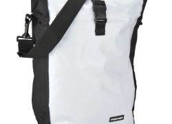 FISCHER Gepäckträgertasche Kurier Tasche 18 Liter Fahrradtasche wasserfest weiß für 13,99€ inkl. Versand!