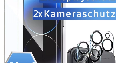 Kamera Schutz Glas 9H für iPhone 16 15 14 13 12 11 Pro Max Mini XR X Panzerfolie zum Preis von  6,16€ inkl. Versand!