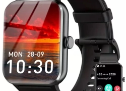 Bluetooth Smartwatch Herren/Damen mit Telefonfunktion Sprachassistent Blutdruck DE für 23,39€ inkl. Versand!