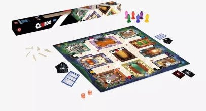 Hasbro CLUEDO Brettspiel Junior XL Spielmatte 61x61cm Gesellschaftsspiel für 6,50€ inkl. Versand!