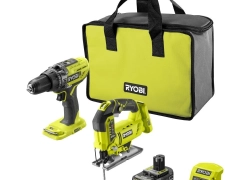 RYOBI 18 V One+ Combo-Kit R18CK2PJ-1X40S Akku-Bohrschrauber, Stichsäge, Koffer + Akku & Ladegerät für 169,99€ inkl. Versand!