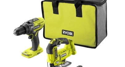 RYOBI 18 V One+ Combo-Kit R18CK2PJ-1X40S Akku-Bohrschrauber, Stichsäge, Koffer + Akku & Ladegerät für 169,99€ inkl. Versand!