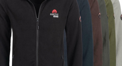 Arctic Seven warme Herren Fleece Übergangs Jacke Outdoor Sweat 24,90€ inkl. Versand