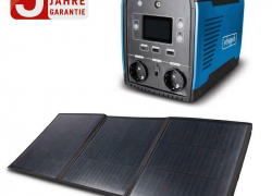 Scheppach Powerstation BSG500 Notstromversorgung Powerbank + Solarpanel BSG 100 für 549,-€ inkl. Versand!