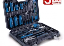 Scheppach Werkzeugkoffer TB90 88-tlg. Zangen Schraubendreher Bits Adapter für 39,99€ inkl. Versand!