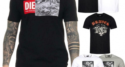 DIESEL T-Just Herren T-Shirt Tee Rundhals Kurzarm für 22,49€ inkl. Versand!