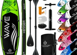KESSER® SUP Board Set Stand Up Paddling aufblasbar Surfboard ISUP Premium für 273,83€ inkl. Versand!