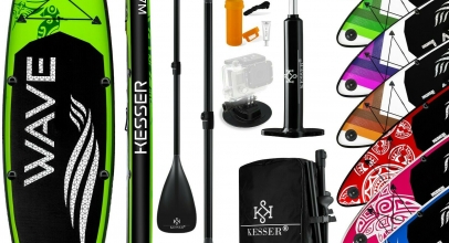 KESSER® SUP Board Set Stand Up Paddling aufblasbar Surfboard ISUP Premium für 273,83€ inkl. Versand!