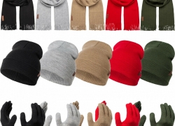 Rock Creek Damen/Herren Schal Mütze Handschuhe Set für 12,90€ inkl. Versand!