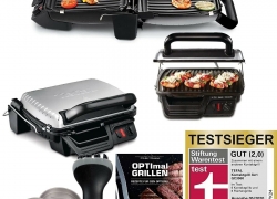 Tefal Elektrogrill 3-in-1 GC3060 + Hamburgerpresse + Grillbürste + Rezeptheft für 79,99€ inkl. Versand!