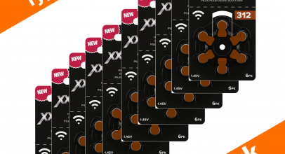 60 Stück XX-TREME Longlife Extra Hörgerätebatterien 312 Braun P312 ZL3 PR41 für 14,99€ inkl. Versand!