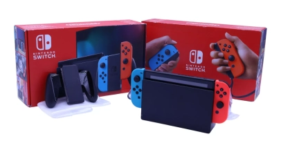 Nintendo Switch 2022 Edition 32GB Spielkonsole – Neon-Rot/Neon-Blau für 206,10€ inkl. Versand!