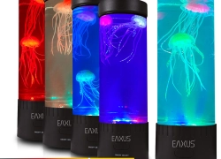 9 LED Quallen Aquarium Lava Lampe Stimmung- Fantasy- Nachtlicht Farbewechsel für 19,99€ inkl. Versand!