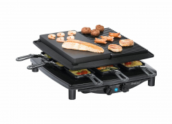 STEBA RC 4 plus deluxe Raclettegrill Natursteingrill Schwarz für 99,90€ inkl. Versand!