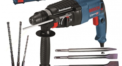 BOSCH Bohrhammer GBH 2-26 Aktion +3 Bohrer +3 Meißel im Koffer für 116,95€ inkl. Versand