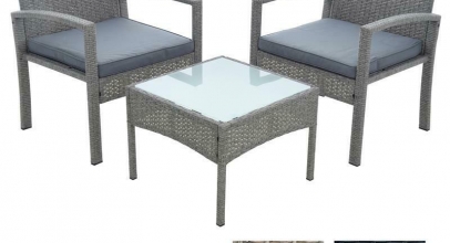 Polyrattan Sitzgruppe Gartenmöbel Balkon-Set für 88,15€ inkl. Versand!