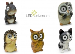 LED Solar Tiere Solarfigur Gartendeko für je 9,99€ inkl. Versand!