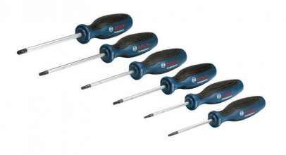 Bosch Professional 6 tlg. Torx Schraubendreher Schraubenzieher Set, S2-Stahl für 29,61€ inkl. Versand!