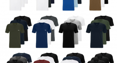 3er Pack BOSS Herren Classic T-Shirts kurzarm Pure Cotton C-Neck V-Neck für 32,99€ inkl. Versand!