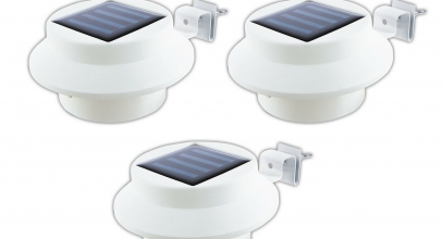EASYmaxx 3-er Set Solar-Leuchte Dachrinne mit Farbwechsel für 16,19€ inkl. Versand