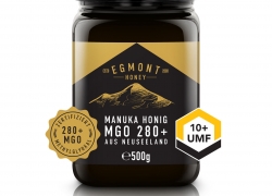 Manuka Honig Egmont Honey 280+ MGO UMF 10+ 500g Original aus Neuseeland für 38,69€ inkl. Versand!