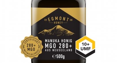 Manuka Honig Egmont Honey 280+ MGO UMF 10+ 500g Original aus Neuseeland für 38,69€ inkl. Versand!