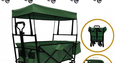 KIDDY-FUX Bollerwagen Faltbar mit Dach für 64,90€ inkl. Versand!